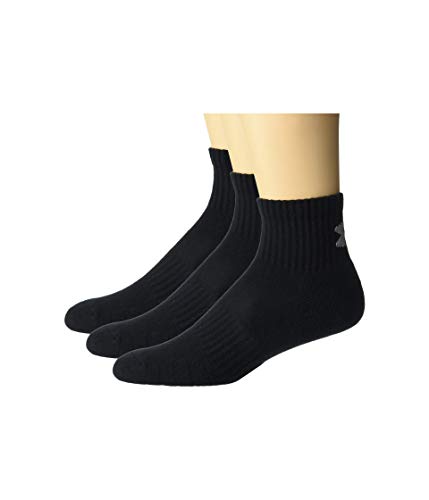 Image of Under Armour Training Cotton Quarter Socks 3-Pack