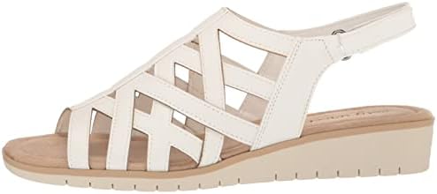 Easy Street Women's Carly Wedge Sandal, White, 11 | Image 7
