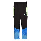 [プーマ] サッカー フットボール 部活 チーム ロングパンツ individualFINAL トレーニング パンツ Jr 659859 キッズ 24年秋冬カラー ブラック/フィジー アップル(02)