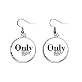 citation inspirante sur la vie de t.s. eliot Boucle d'oreille en argent.
