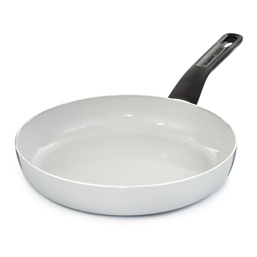Berghoff Leo Glints Nonstick Keramische Koekenpan 9.5 "Gerecycled Aluminium CeraGreen Niet-toxische Coating Stay-Cool Handvat Inductie Pannen, Spirit