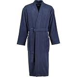 Cawö Bademäntel Herren Kimono Uni 828 blau - 17