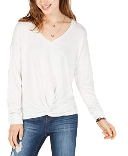 Juniors' Twist-Front Top