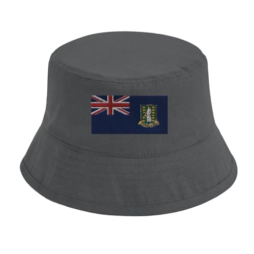 Chapeau bob drapeau des îles Vierges Britanniques pour festival et plage