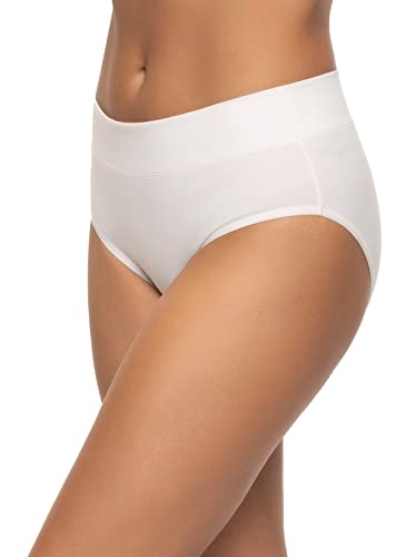Image of Felina Pima Cotton Hipster - Seamless Cotton Underwear for Women - Soft and Breathable Womens Underwear (Italian Garden, X-Large)