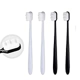 Gran regalo: nuestros cepillos de dientes manuales tienen un diseño elegante con paquete de PVC independiente, es conveniente e higiénico. El diseño portátil es adecuado para llevarlo en una bolsa de mano y es una necesidad para viajes en casa. Y puedes regalárselo a tus amigos y familiares como un regalo, creemos que les encantará.