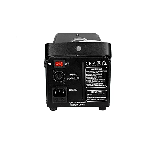 Máquina de humo de 500 W con luces LED RGB y control inalámbrico, ideal para bodas, Halloween, fiestas y efectos en escenario miniatura 2