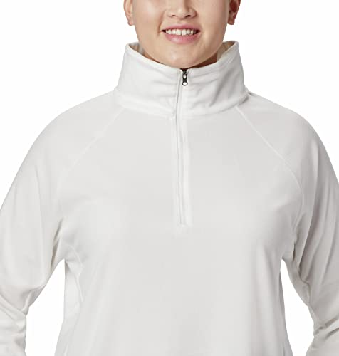 Columbia Womens Glacial IV Half Zip Fleece Jacket, Sea Salt, 2X - image 8