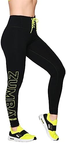 ズンバ　ZUMBA Libreハイウエストレースアップレギンス ZUMBA ズンバ 正規品 ウェア レディース レギンス フリル ハイウエスト