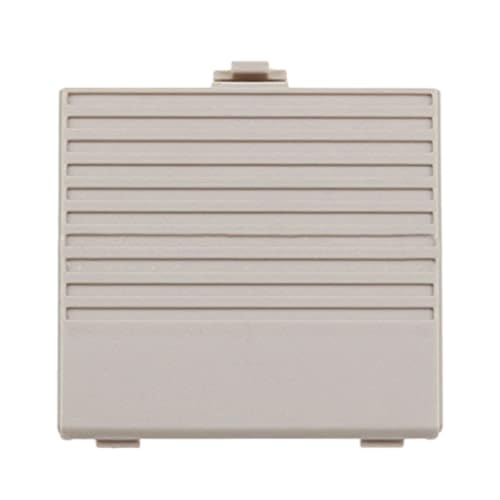 Tapa de batería de repuesto para Game Boy DMG - Escotilla de plástico gris para puerta de batería para consola Gameboy clásica, protección de carcasa trasera