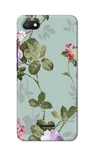 Image of Printed Hard Back Cover Case for Mi Redmi 6A Back Cover (Floral Painting) -1302
