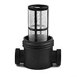 Qualoramall Inline-Bierfilter für Heimbrauen, 100 Mesh-Bierfilter mit 1,27 cm Schlauchstutzen, Sedimententfernung für selbstgebrautes Brauen Max 150 PSI Druck