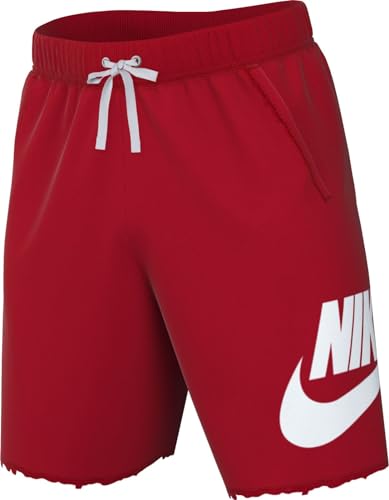 NIKE DX0502-657 M NK Club Alumni HBR FT Short Pants Herren University RED/White/White Größe XL