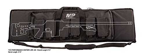 Smith & Wesson M&P Pro Tac Padded Rifle Case With Ballistic Fabric Construction And External Pockets For Shooting, Range, Storage And Transport #TOP5