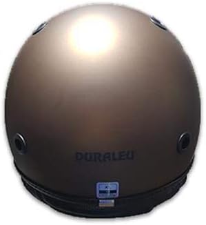 CASCO MOTO NUDO DURALEU MARRONE OPACO TAGLIA M : Amazon.it: Auto e Moto