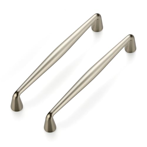 Image of Ravinte 30 Pack 5 Inch Brushed Nickel Kitchen Cabinet Handles Solid Zinc Alloy Cabinet Pulls Cupboard Hardware Drawer Handles