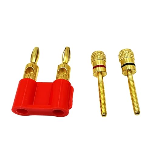 Conectores de Cable de 4 mm para Equipos de Audio y Sondas de Multímetro con Cabezal Linterna 5