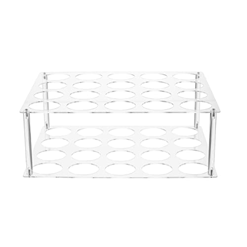 VICASKY Acrylic 20-Hole Vinyl Storage Rack Over Door Organizer Craft Paper Holder Sturdy Lightweight