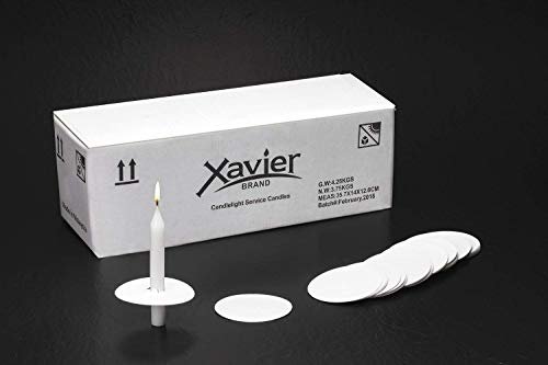 Candlelight Service Candle Bundles (250) 5  x 1 2  White Church Vigil Candles