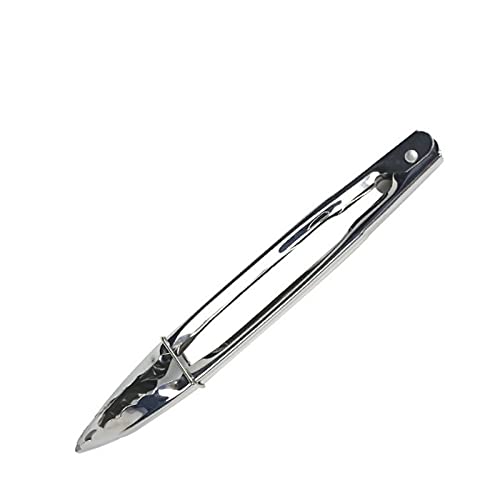 Pinzas Cocina Pinza de alimentación de Acero Inoxidable, for la Parrilla de Ensalada de Catering Buffet, tamaño: 17.5 cm, fácil y Conveniente for Limpiar