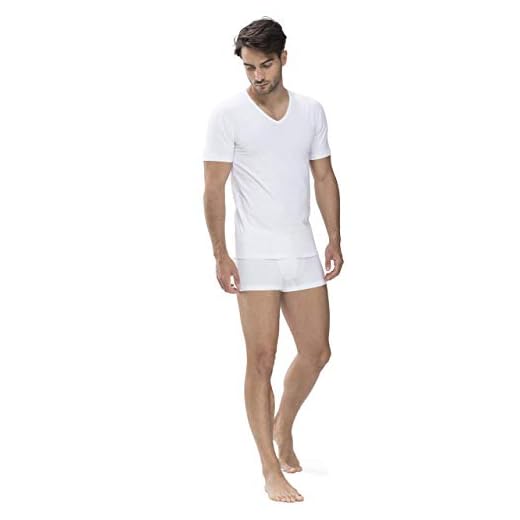 Mey Basics Serie Dry Cotton Herren Shirts 1/2 Arm Weiß 7-XL