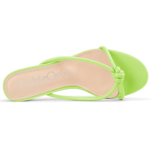 Image of NobleOnly Women's Black Kitten Heel Mule Sandals, 2.4 Inches, Open Toe, Slip On, Party, Prom, Wedding, Evening, Classic Style