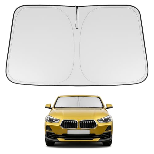 Image of Proadsy Windshield Sun Shade for 2020-2025 2026 Mercedes-Benz GLS-Class SUV Foldable Front Sunshade Protector Sun Visor Blocks UV Rays Keep Car Cooler