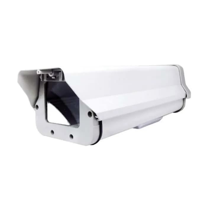Heavy Duty Aluminum Housing Shell for CCTV Security Cameras ST-CH9020 - Weatherproof and Durable with Wall Mounting Bracket, Outdoor/Indoor Housing, Aluminum Beige, Flip Open, 5.6