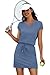WIHOLL Beach Vacation Clothes for Women Shorts Sets 2 Piece Outfits 2026 Summer Fashion Resort Wear Cruise Travel Outfits Spring Break Golf Tennis Skirts Petite Lounge Sets Blue L