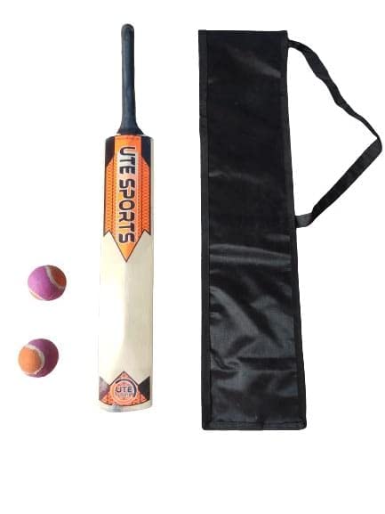 UTE Kids Cricket Bat (Age 10 to 14 Years) with 1 Free Tennis Ball & 1 Free Bat Cover Poplar Willow Cricket Bat Size5 (600 to 800 g) (B0C2VPDWPT) Amazon Price History, Amazon Price Tracker