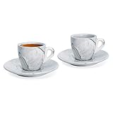 Tolles Geschenk zu jedem Anlass: Diese dickwandige Tasse ist das ideale Geschenk zum Geburtstag, zu Weihnachten, Ostern oder Namenstag für alle, die einen einfachen Espresso, einen doppelten Espresso, Ristretto, Espresso Lungo, oder andere Variationen lieben. Er wird in einer schönen Geschenkverpackung geliefert und ist somit die ideale Geschenkidee für Freund und Freundin, Sohn und Tochter oder Mama und Papa.