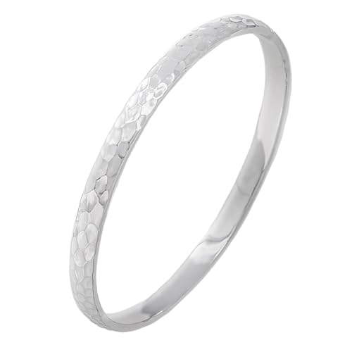 Bracelet jonc en argent anti-ternissement : résolvez le manque d'éclat avec cette manchette 5mm