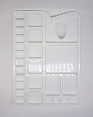 KHYATI Big Rectangle Shape Colour Mixing Palette/Tray for Artist/Students (Pack of 1) 4