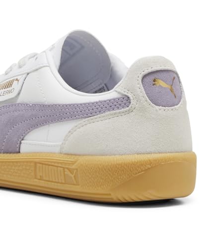 Image of Puma Unisex Adults' Palermo LTH 396464 Sneakers, 24 Fall Winter Color Puma White /Pale Plum /Gum (15), 28.0 cm