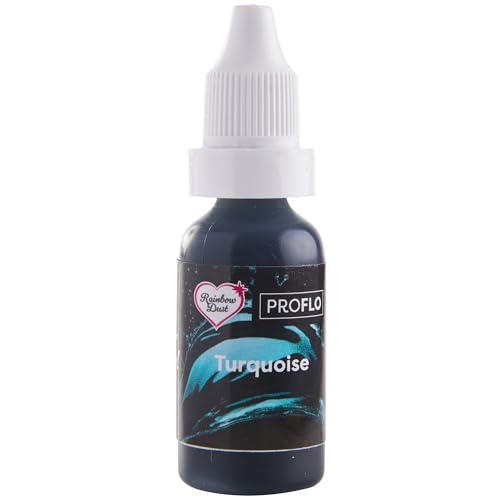 Rainbow Dust ProFlo Liquid Food Colouring - Turquoise, 16ml)