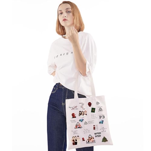 WZMPA Witch Sisters Tote Bag Prue & Andy Fans Gift Prue & Piper & Phoebe Shoulder Bag Witch Sisters Merch4