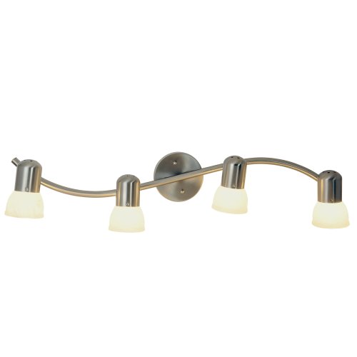 Monument 617626 Brushed Nickel Contemporary Vanity Fixture, 30-1/8 In.