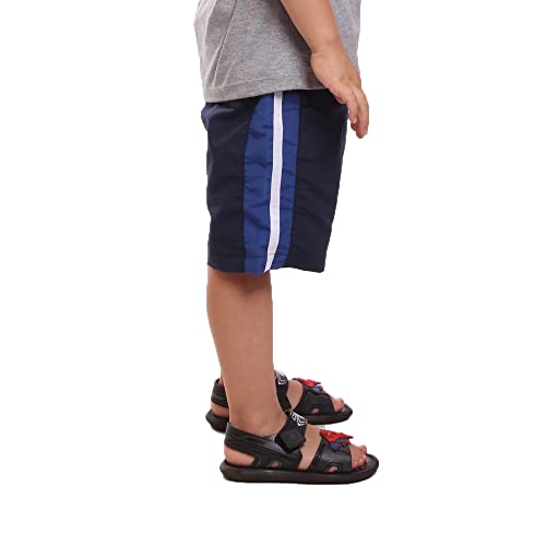 Bermuda Tactel Infantil Ox Silver Estilo. Short. Cor:Azul/Branco;Tamanho:16 …