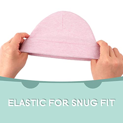 Image of JANGANNSA Cotton Newborn Baby Girls Hat Spring Newborn Boys Hat Cute Rabbit Infant Beanie