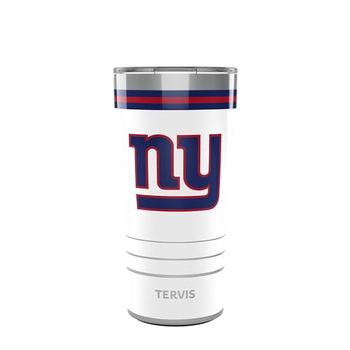 Image of Tervis Traveler NFL New York Giants - Arctic Triple Insulated Tumbler Travel Cup Keeps Drinks Cold & Hot, 20oz, Stainless Steel