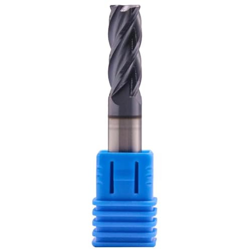 Image of 3 /8 inch 4 Flute Solid Carbide End Mill, 0.03 inch Corner Radius, AlTiN Coated | 30 Degree Helix, 3 /8 inch Cutting Diameter, 3 /8 inch Shank Diameter, 1 inch Length of Cut, 2-1 /2 inch Overall Length