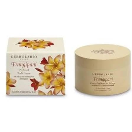 L'Erbolario - Frangipani - Crema Perfumada Corporal - 200ml - Pack de 2