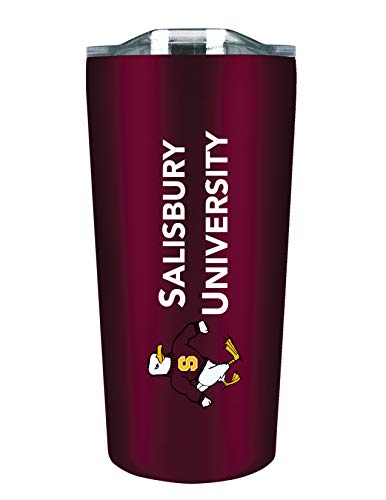 Salisbury University Double Walled Soft Touch Tumbler, Design-2 - Burgundy