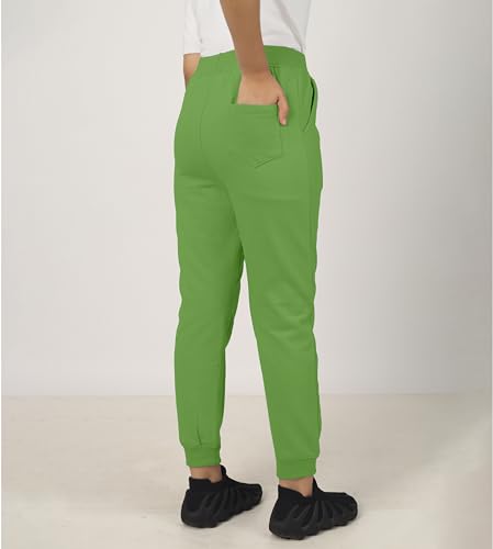 Image of KYDA KIDS Girl's Regular Cotton Joggers for Casual Wear, Jogging, Exercise& Walking (Pack of 1)