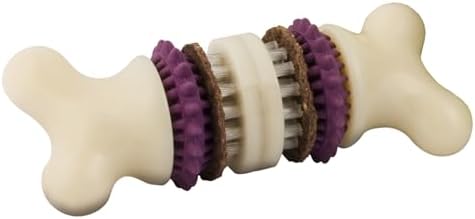 PetSafe Busy Buddy Bristle Bone Dog Chew Toy - Treat Holding Toot...