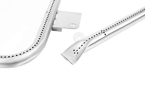 Image of DELSbbq 65032 60036 Burner Tube and Grill Ignitor Kit for Weber Q300, Q320, Q3000, Q3200, 404341, 57060001, 586002, Stainless Steel Grill Burner Tube Set Replacement for Weber Q Series