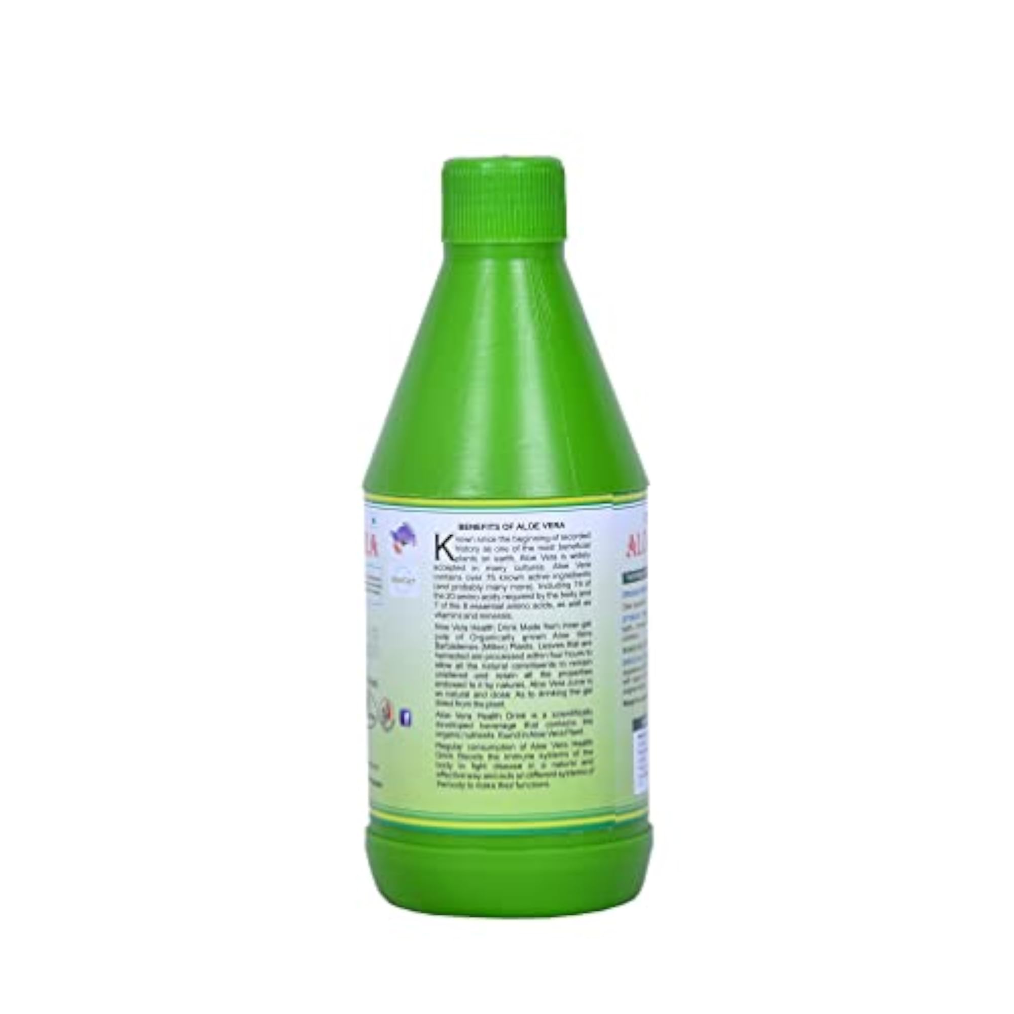 Organic Aloe Vera Juice with Pulp, 500ml