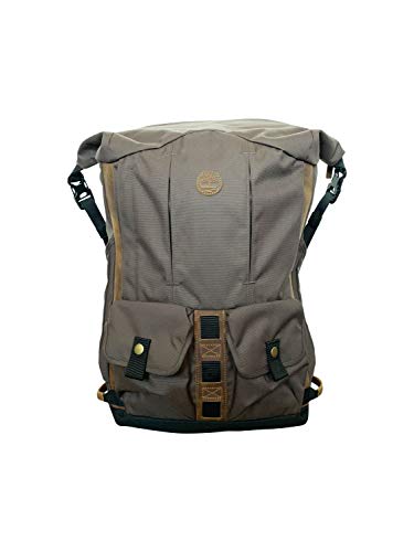 Timberland Mochila Rolltop Premium Mochilas con bolsa de cuero para ordenador portátil