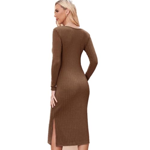 Robe de maternite moulante souple anti compression en maille - 6