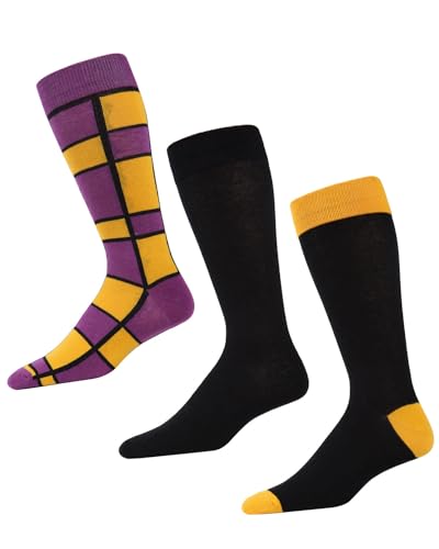 MeMoi Colorvron Cotton Blend Crew Sock 3 Pack2